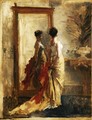 Woman in front of a Mirror - Mose Bianchi