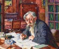 Emile Verhaeren Writing - Theo van Rysselberghe