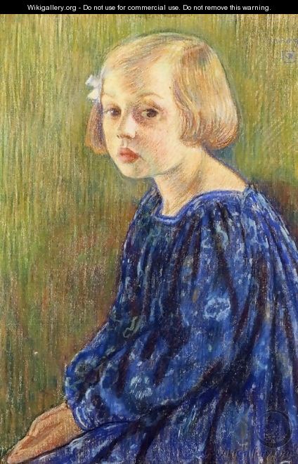 Portrait of Elizabeth van Rysselberghe - Theo van Rysselberghe