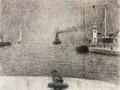 The Port of Honfleur - Georges Seurat