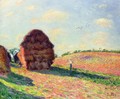 Haystacks - Alfred Sisley