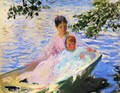 Study for 'Mother and Child in a Boat