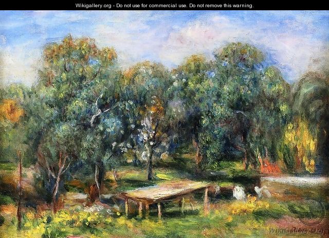 Landscape at Collettes I - Pierre Auguste Renoir