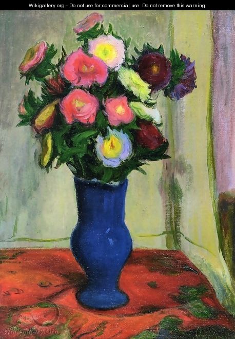 Vase of Flowers - Wladyslaw Slewinski