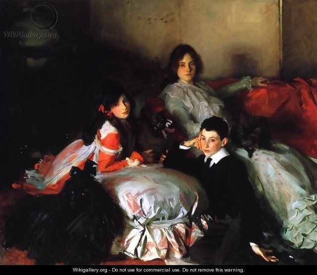 Essie, Ruby and Ferdinand, Children of Asher Wertheimer - John Singer Sargent