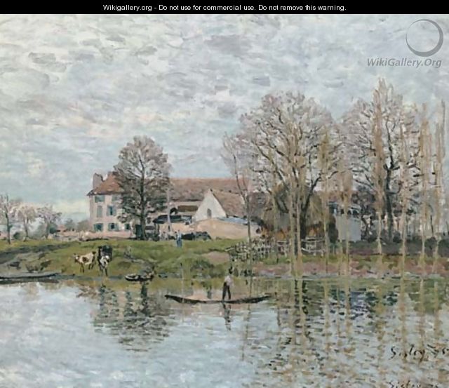Banks of the Seine at Port-Marly - Alfred Sisley