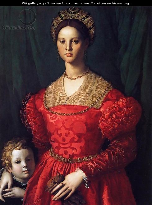 A Young Woman and her Little Boy - Angnolo Bronzino