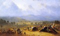 The Camp of the Seventh regiment near Frederick, Maryland - Sanford Robinson Gifford