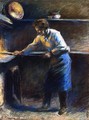 Eugene Murer at His Pastry Oven - Camille Pissarro
