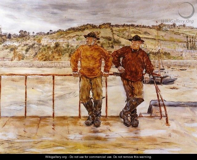 Fishermen at Jersey - Jean-Francois Raffaelli