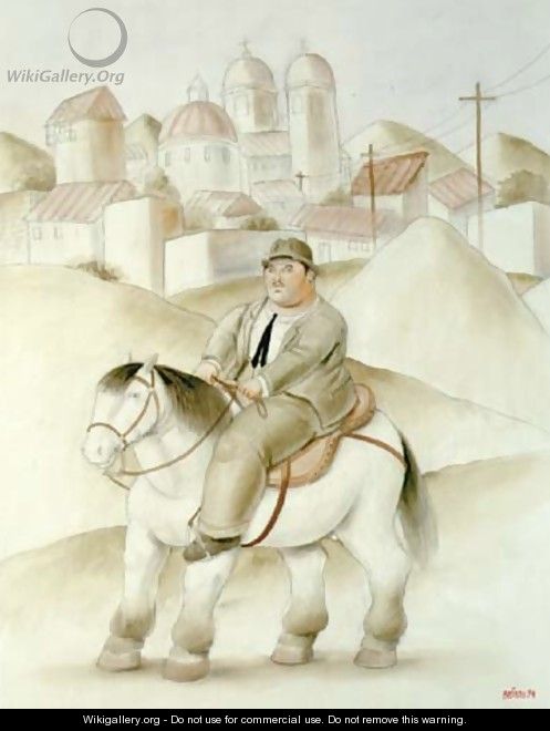 Hombre a cavallo - Fernando Botero