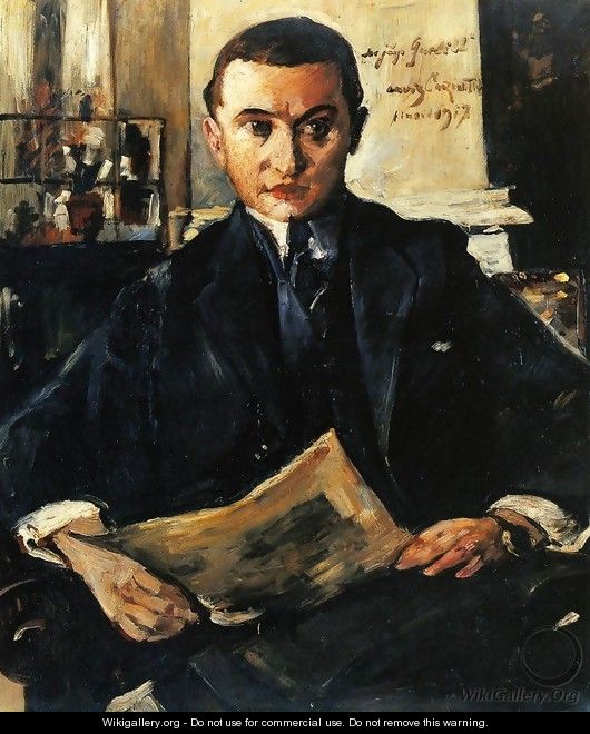 Portrait of Wolfgang Gurlitt - Lovis (Franz Heinrich Louis) Corinth