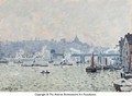 View of the Thames: Charing Cross Bridge - Alfred Sisley