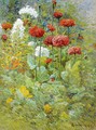 Flowers in a Garden - Edward Chalmers Leavitt