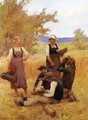 Repast in the Fields - Theophile Louis Deyrolle