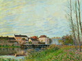 Evening in Moret, End of October - Alfred Sisley