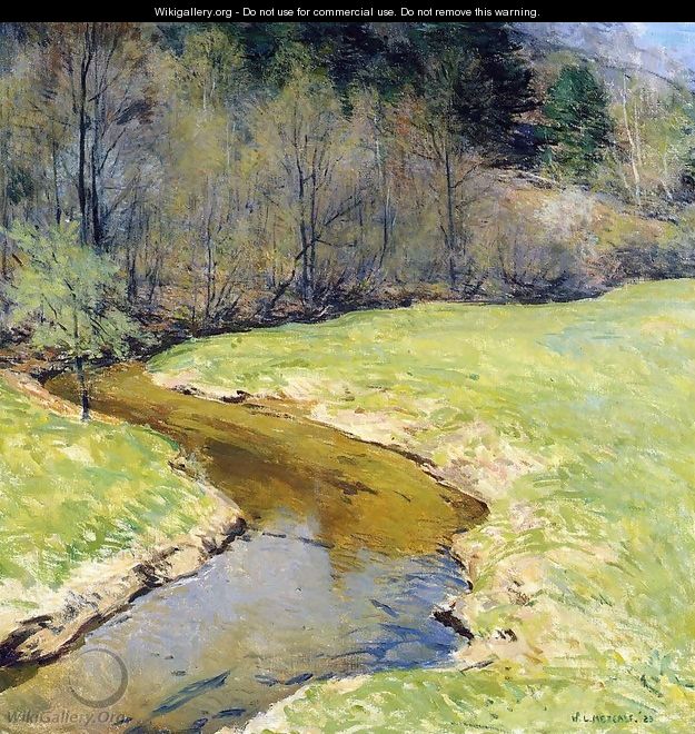 The Sunny Brook, Chester, Vermont - Willard Leroy Metcalf