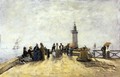 Honfleur, the Jetty I - Eugène Boudin