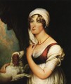 Sarah Trumbull with a Spaniel - John Trumbull