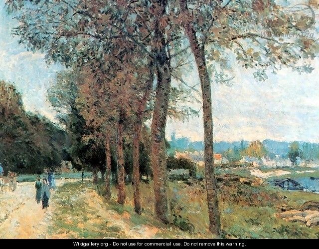 The Seine at Marly - Alfred Sisley
