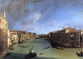 Grand Canal: Looking Northeast from the Palazzo Balbi to the Rialto Bridge - (Giovanni Antonio Canal) Canaletto
