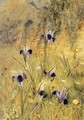 Irises in the Garden - Henry Roderick Newman