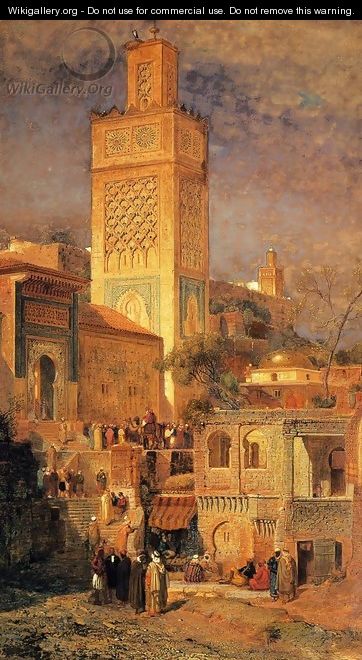 Moorish Mosque of Sidi Halou Tlemcin [Tlemcen], Algeria - Samuel Colman
