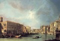 Grand Canal: Looking North from near the Rialto Bridge - (Giovanni Antonio Canal) Canaletto