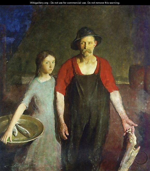 Fisherman and his Daughter - Charles Hawthorne