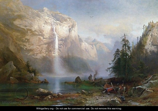 Mountain Lake Camp - Herman Herzog