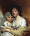Elizabeth Corbin Griffin Gatliff and Her Daughter Elizabeth - Gilbert Stuart