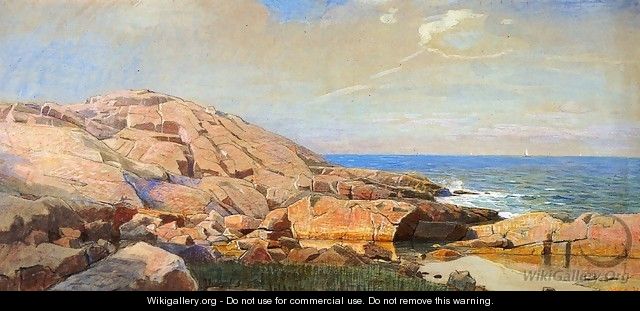 Rocky Coast of New England - William Stanley Haseltine