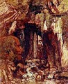 La grotte des geants a Saillon (Valais - Suisse) - Gustave Courbet