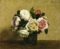 Roses 4 - Ignace Henri Jean Fantin-Latour