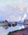 Charleroi, Barges on the Sambre - Maximilien Luce