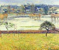 Flood, White Effect, Eragny - Camille Pissarro