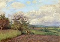 Landscape with a Cowherd - Camille Pissarro