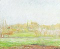 Fog in Eragny - Camille Pissarro