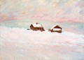 Houses in the Snow, Norway - Claude Oscar Monet