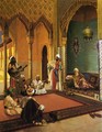 Traveling Musicians Playing for the Sultan - Rudolph Ernst