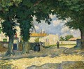 A Square in Monterain - Henri Lebasque