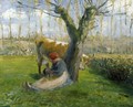 The Cowherd II - Camille Pissarro
