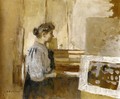 Woman in the Studio - Edouard (Jean-Edouard) Vuillard