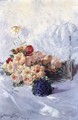 Still Life with Flowers and Fan - Abbott Fuller Graves