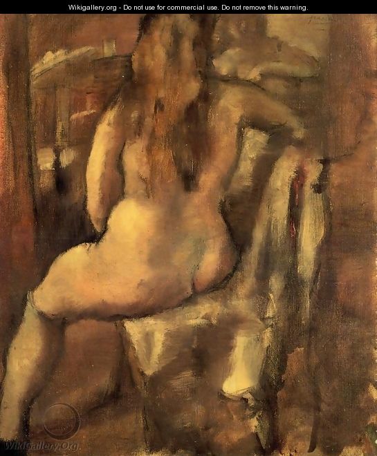 Seated Nude - Jules Pascin