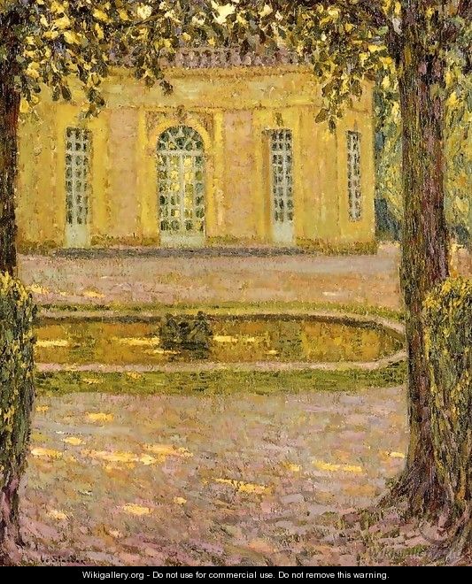 Le Pavillon Francais, Versailles - Henri Eugene Augustin Le Sidaner