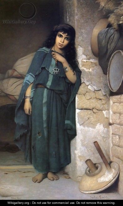 Algerian Girl - Charles Zacharie Landelle