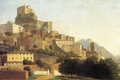 Hill Town in Italy - Alexandre-Hyacinthe Dunouy