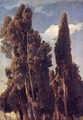 Cypresses - Johann Wilhelm Schirmer