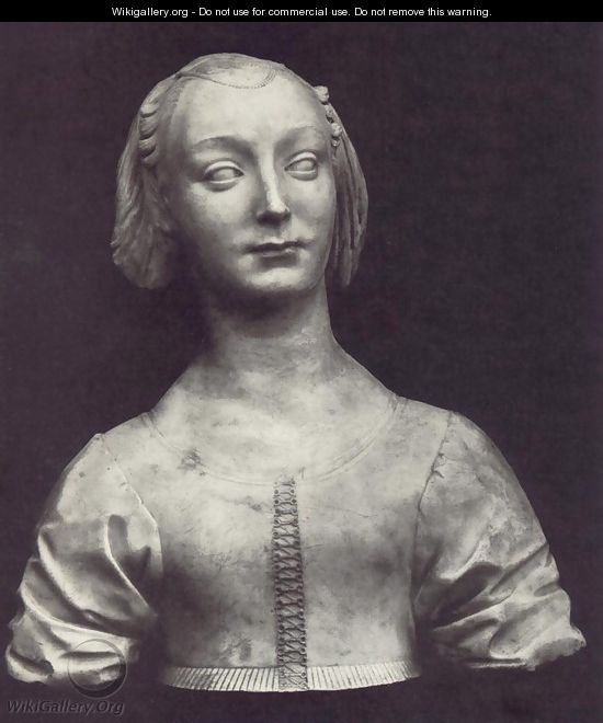 Portrait of Marietta Strozzi - Desiderio da Settignano